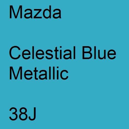 Mazda, Celestial Blue Metallic, 38J.